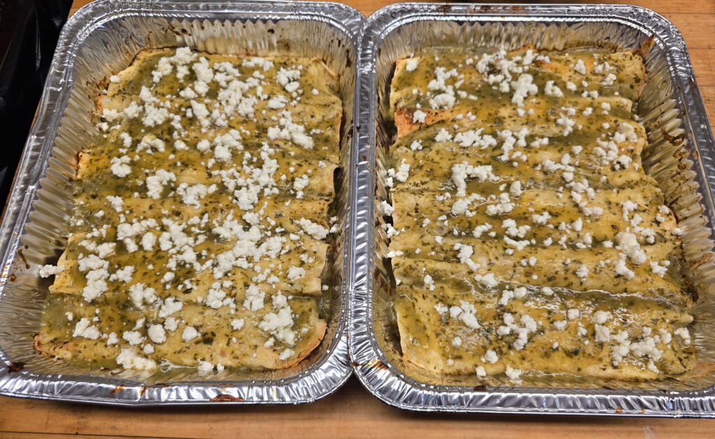 holymos (9) Kalua Pork Green Chili Enchiladas